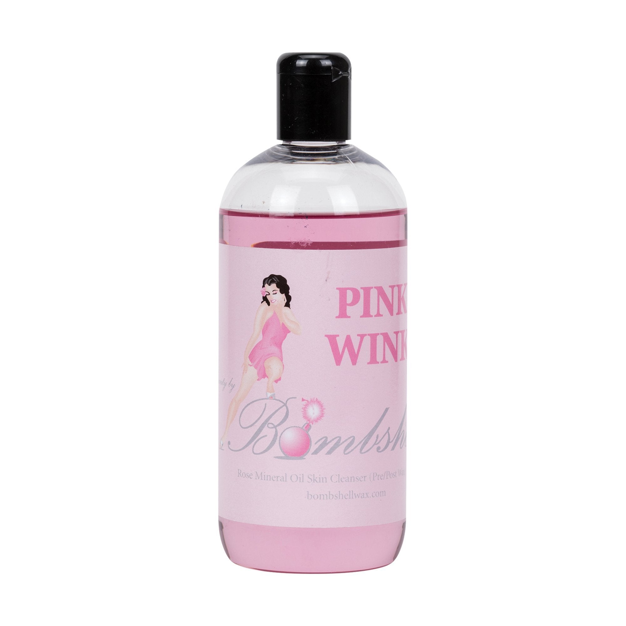 Bombshell Pinky Winky Pre & Post Wax Oil for Smooth Skin - 16 oz | Waxing Essential for Hair Removal, Bikini Line & Body Care