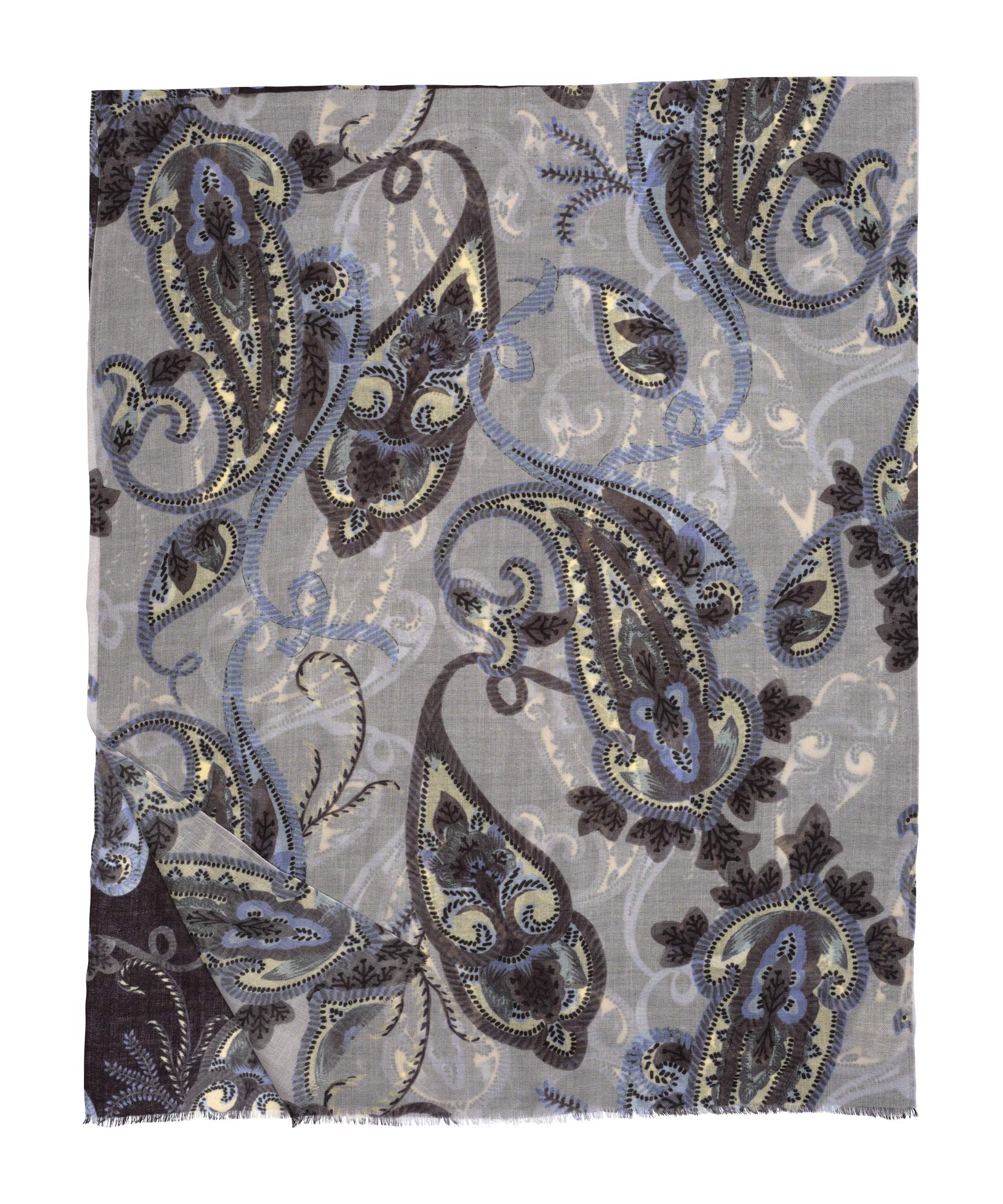 Elegant Paisley Split Wrap Scarf - Stylish Boho Fashion Accessory for Women | Perfect for Casual Outfits, Parties & Travel
