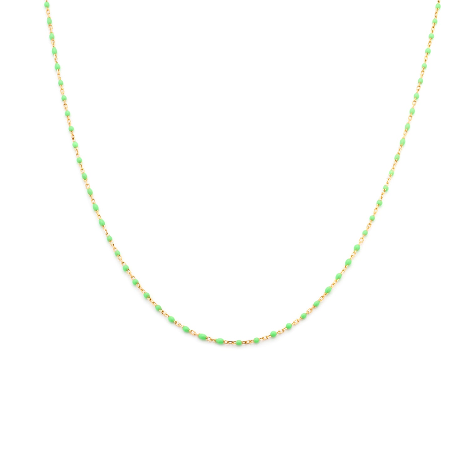 Fresh Lime Candy Chain Necklace - Sweet & Playful Jewelry for Women - Perfect for Summer Outfits, Beach Parties & Casual Wear