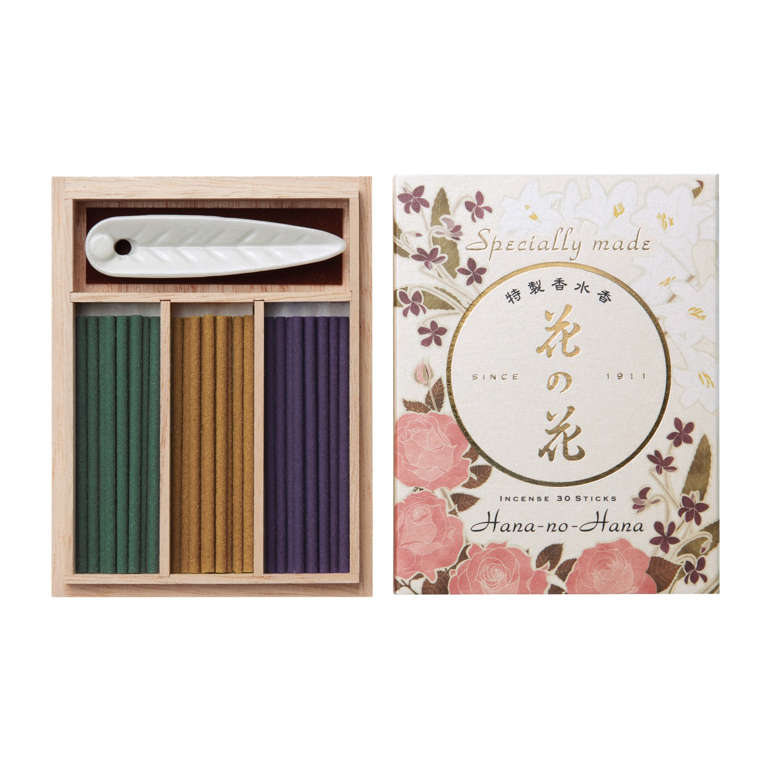 Nippon Kodo Hana no Hana Premium Incense Sticks - Japanese Cherry Blossom Scent for Meditation, Yoga & Relaxation