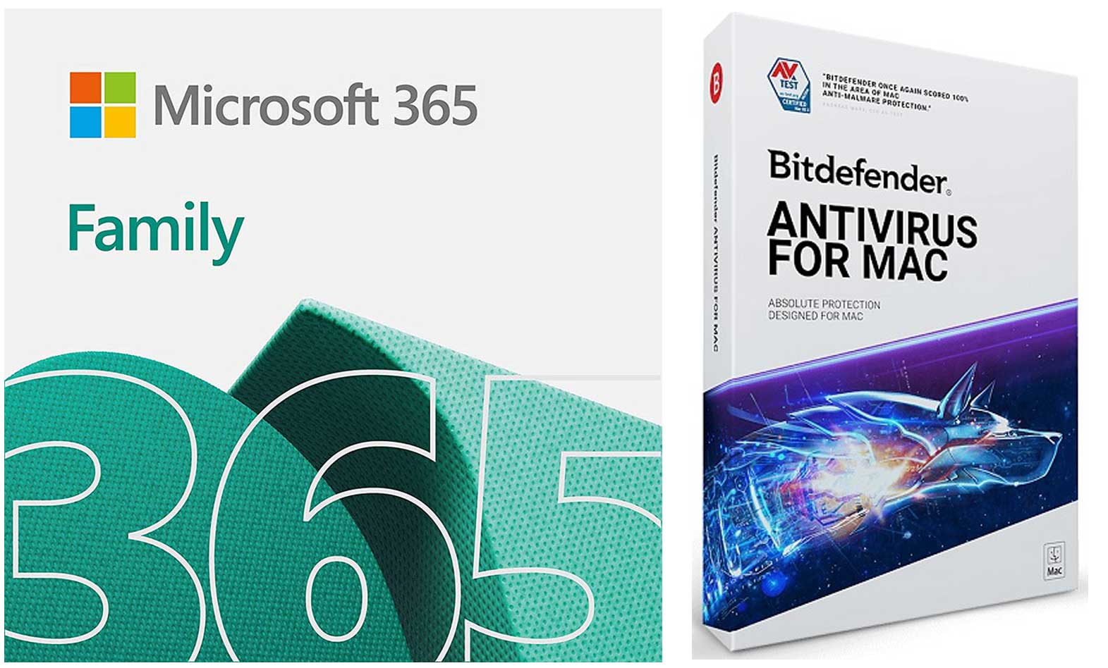 Microsoft 365 Family Subscription (6 Users) with BitDefender Antivirus for Mac - 1 Year Plan | Home & Office Productivity Suite for Documents, Spreadsheets & Email Security