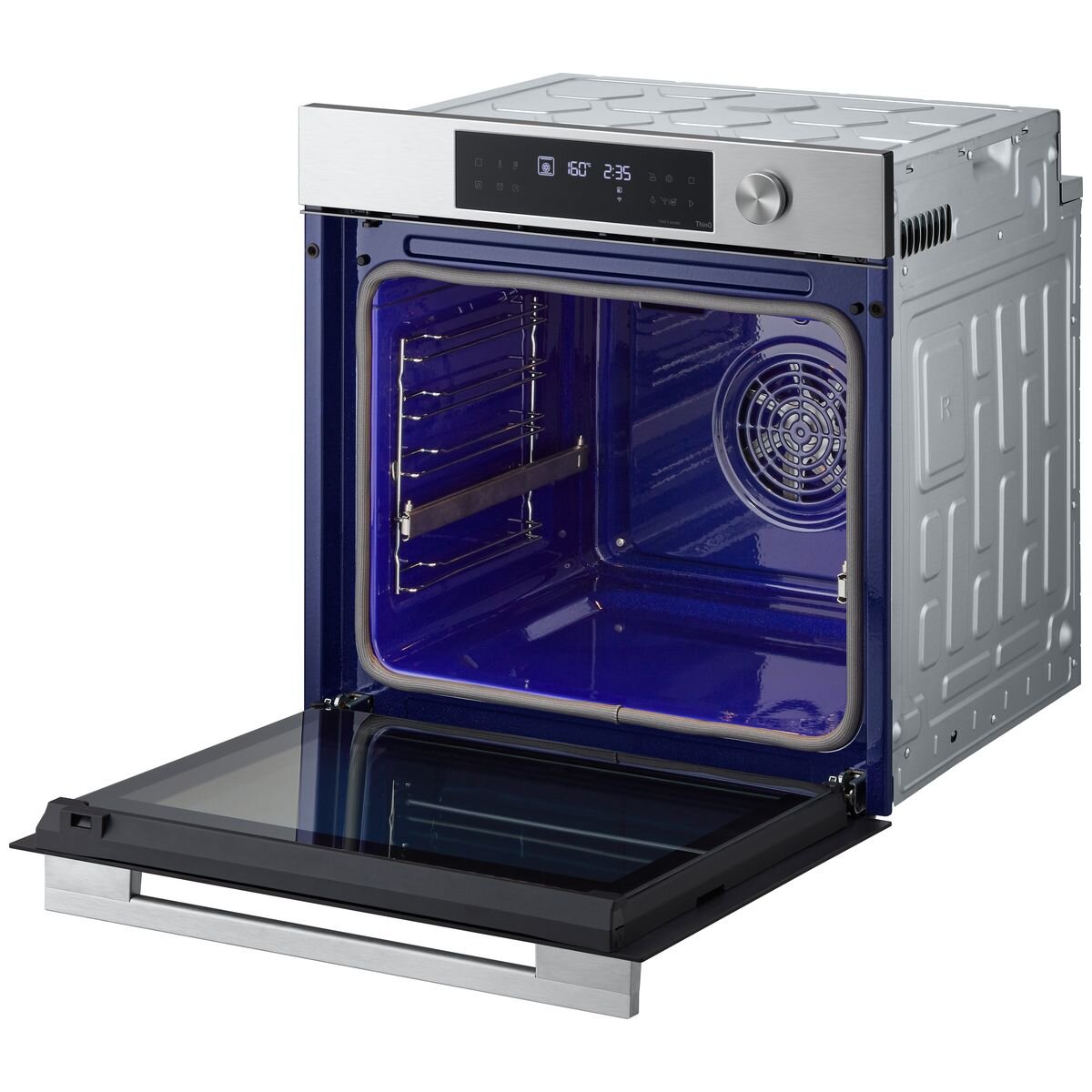 LG 60cm InstaView Series 7 Pyrolytic Self-Cleaning Oven with Stainless Steel Design - BO607G1S4 - Perfect for Modern Kitchens, Baking, Roasting & Family Cooking