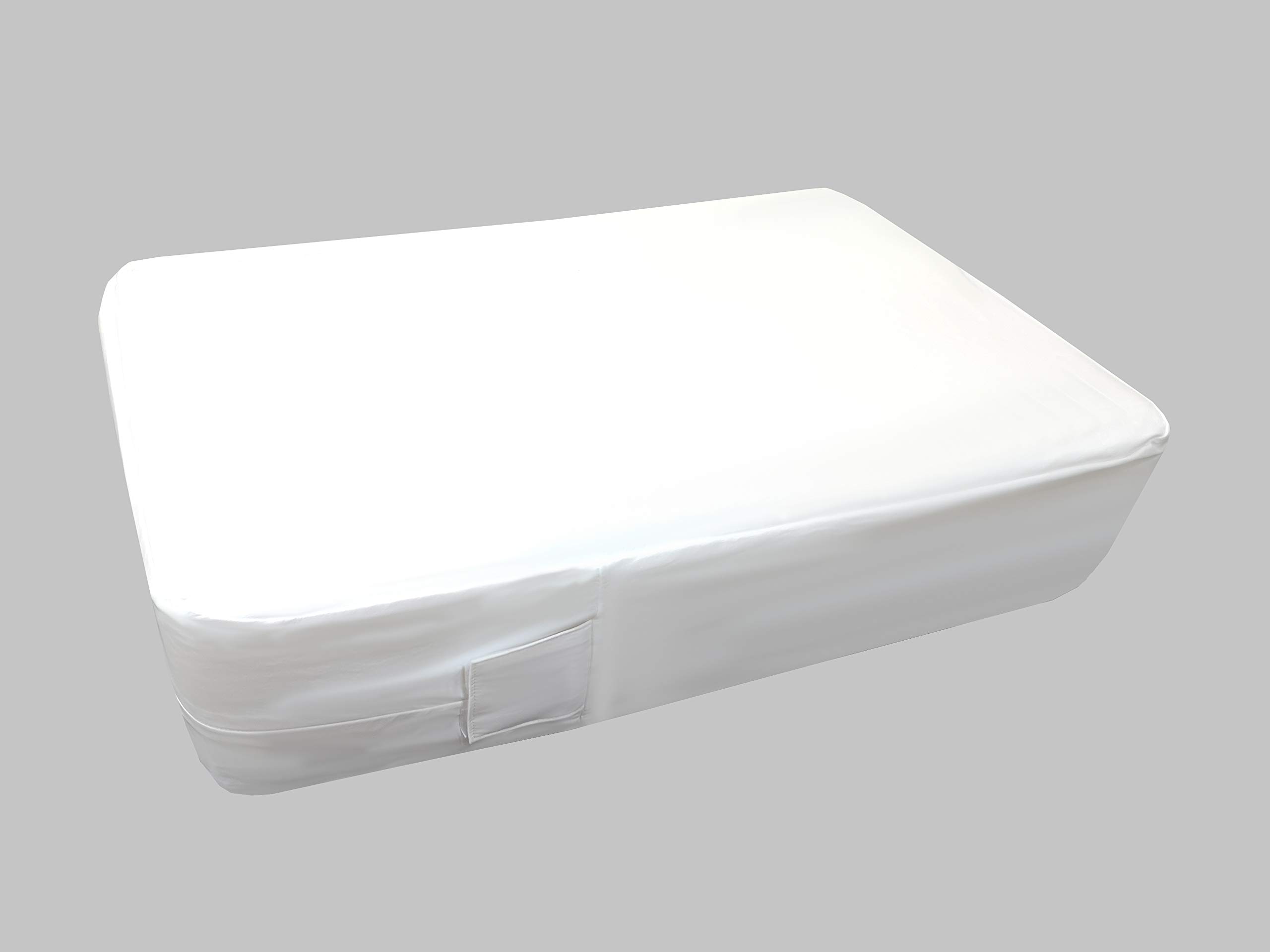 **Waterproof Incontinence Mattress Protector - Fully Enclosed Zipped 6-Sided Protection, Anti-Bed Bug & Antibacterial - Easy Wipe Clean (Single Size) - Ideal for Elderly Care, Kids, and Hospital Use**