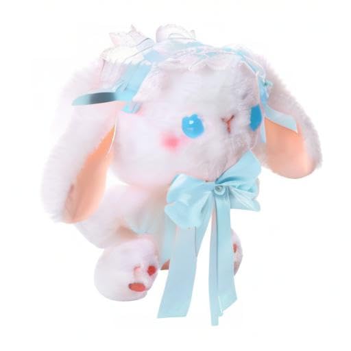 Cute 9-Inch Blue Lolita Bunny Plush Toy - Soft Stuffed Animal Doll for Kids, Perfect Gift for Children & Collectors - Great for Cuddling, Nursery Decor, and Birthday Presents