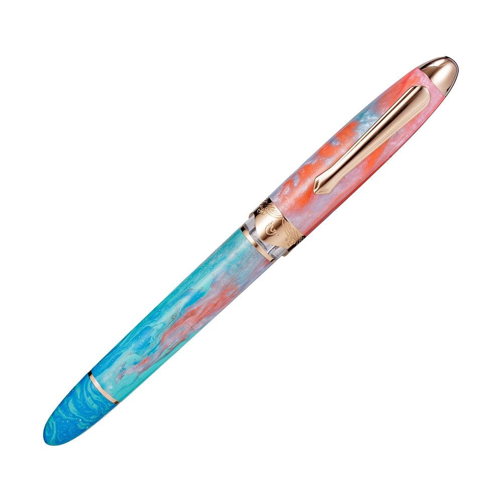 Nahvalur (Narwhal) Horizon Dawn Fountain Pen - Premium Writing Instrument for Calligraphy, Journaling & Office Use