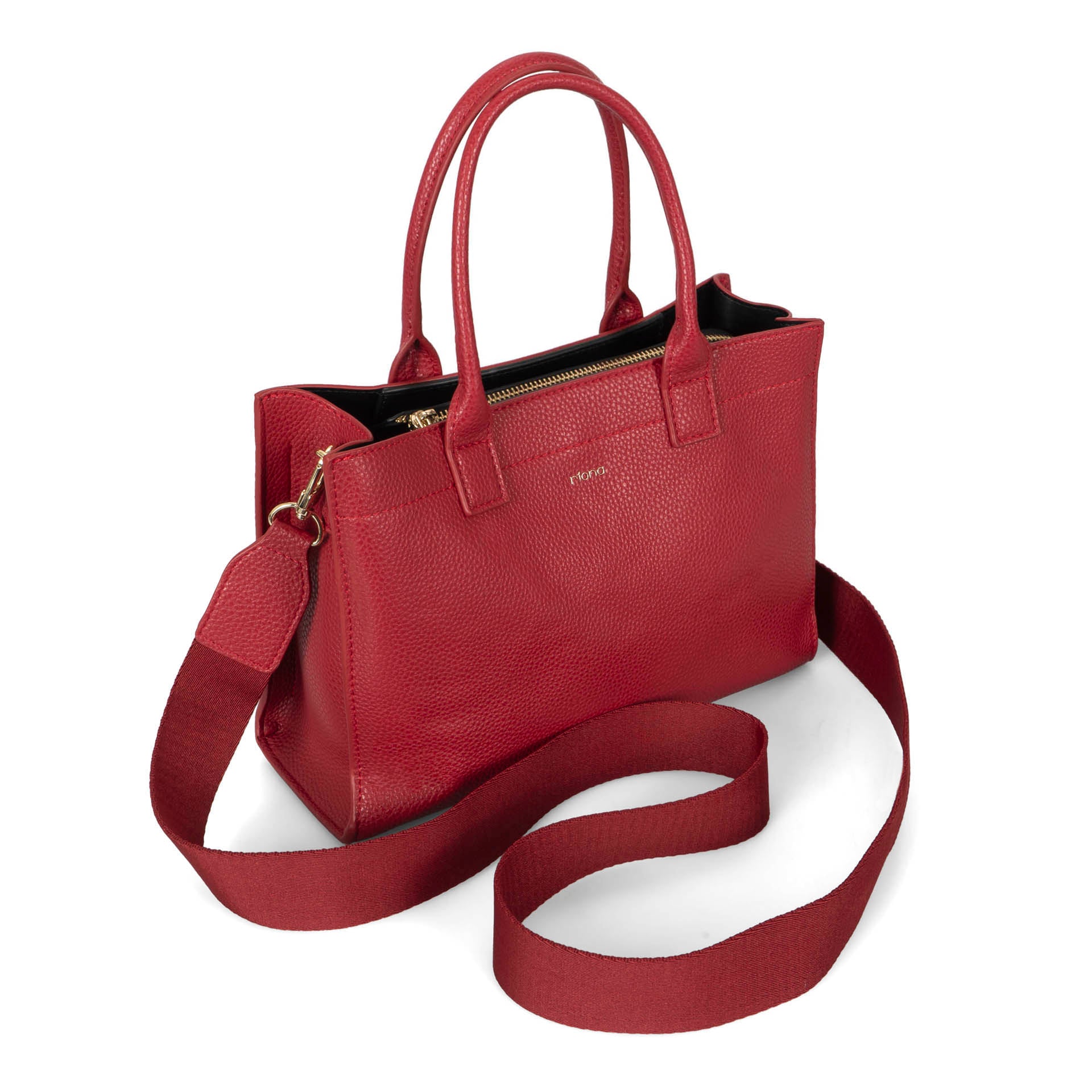Riona Cady RFID Blocking Mini Tote Bag - Pebbled Leather Crossbody Purse for Women | Perfect for Travel, Shopping & Everyday Use
