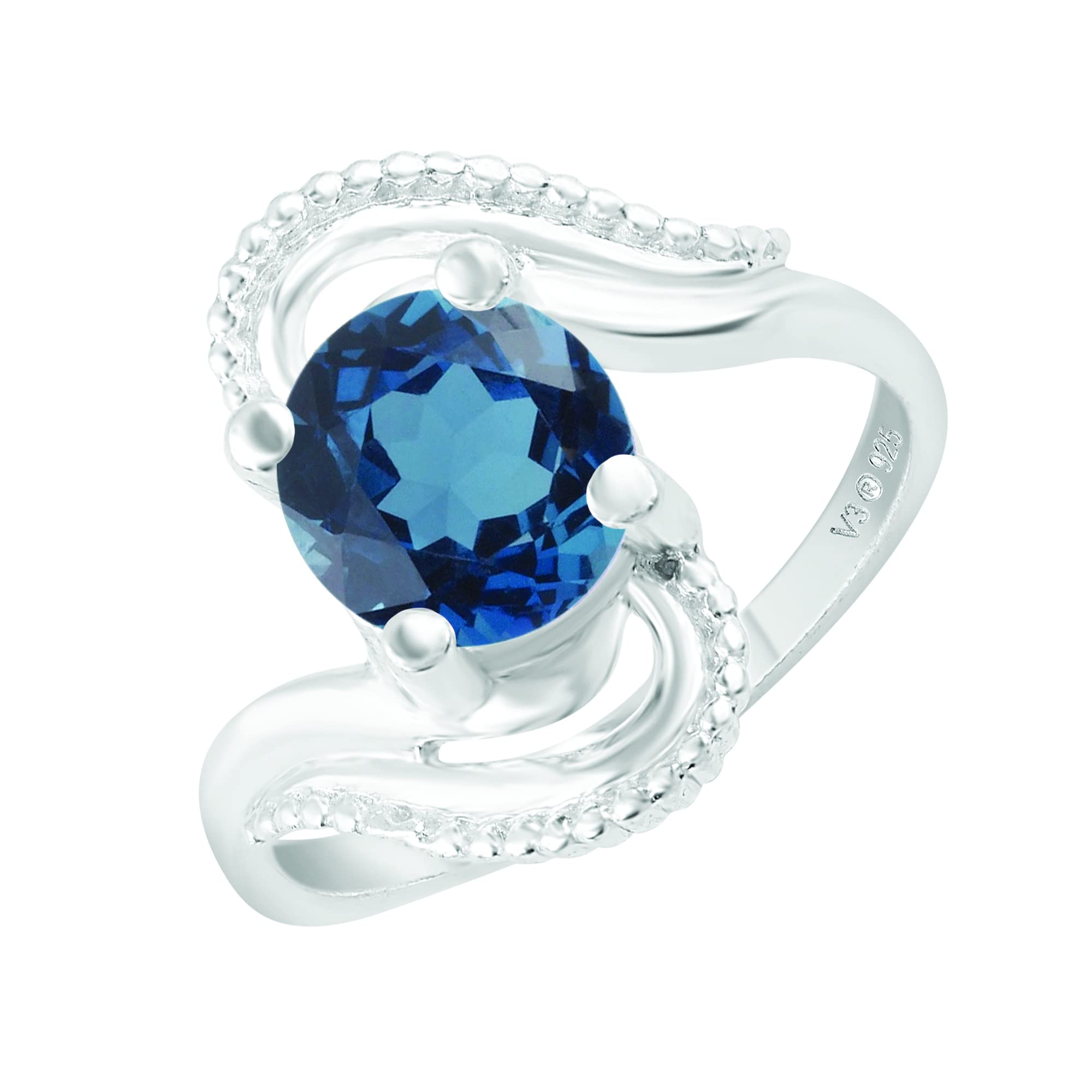 Elegant Sterling Silver Solitaire Ring - Perfect for Engagement, Wedding & Anniversary Gifts