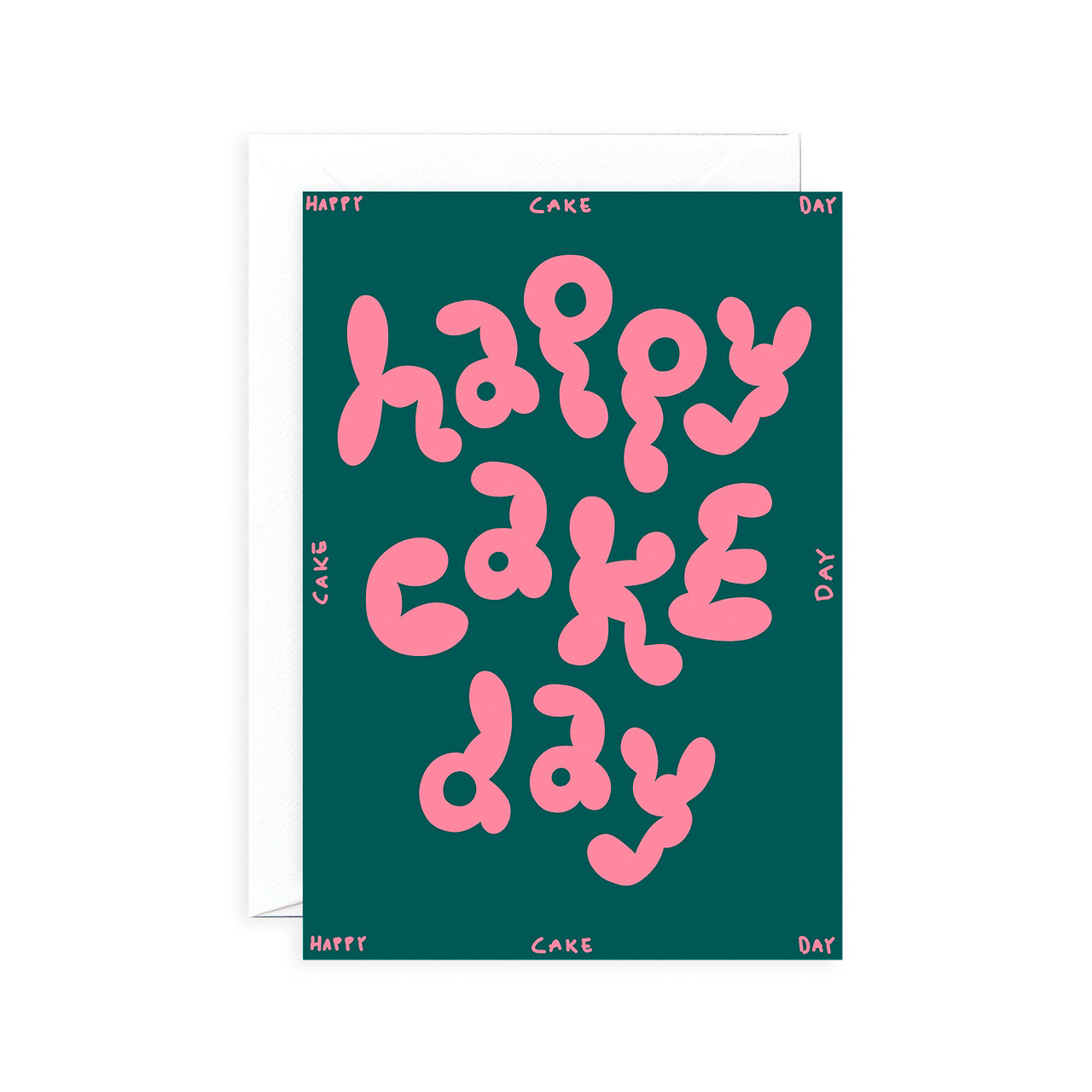 Happy Cake Day Greeting Card - Funny Birthday Card for Friends & Family - Perfect for Anniversaries, Celebrations & Special Occasions