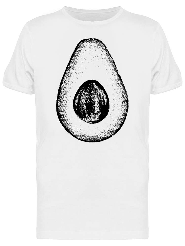 Men's Avocado Grunge Art Graphic T-Shirt - Soft Cotton Vintage Style Tee for Casual Wear & Street Fashion
