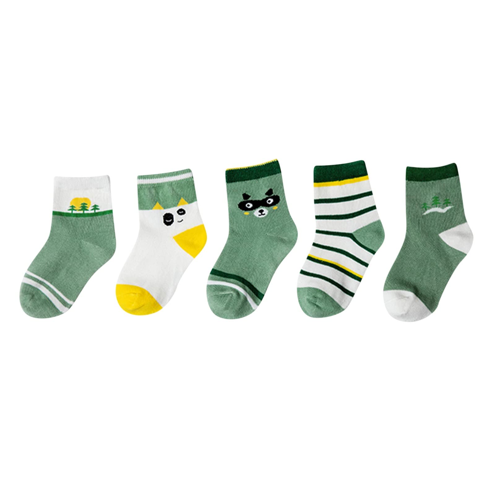 Breathable Cotton Performance Socks - 5 Pairs Pack for Women, Men, Kids & Babies - Soft Sports Socks for Running, Gym & Daily Activities | Black Athletic Socks for All-Day Comfort