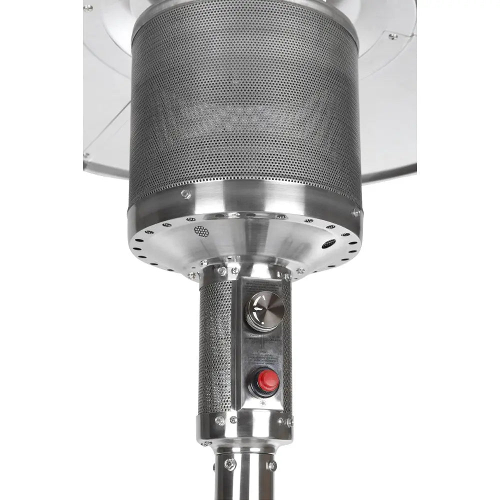 Outdoor Stainless Steel Natural Gas Patio Heater - Commercial & Residential Use for Backyard, Deck, Garden, and Poolside Heating