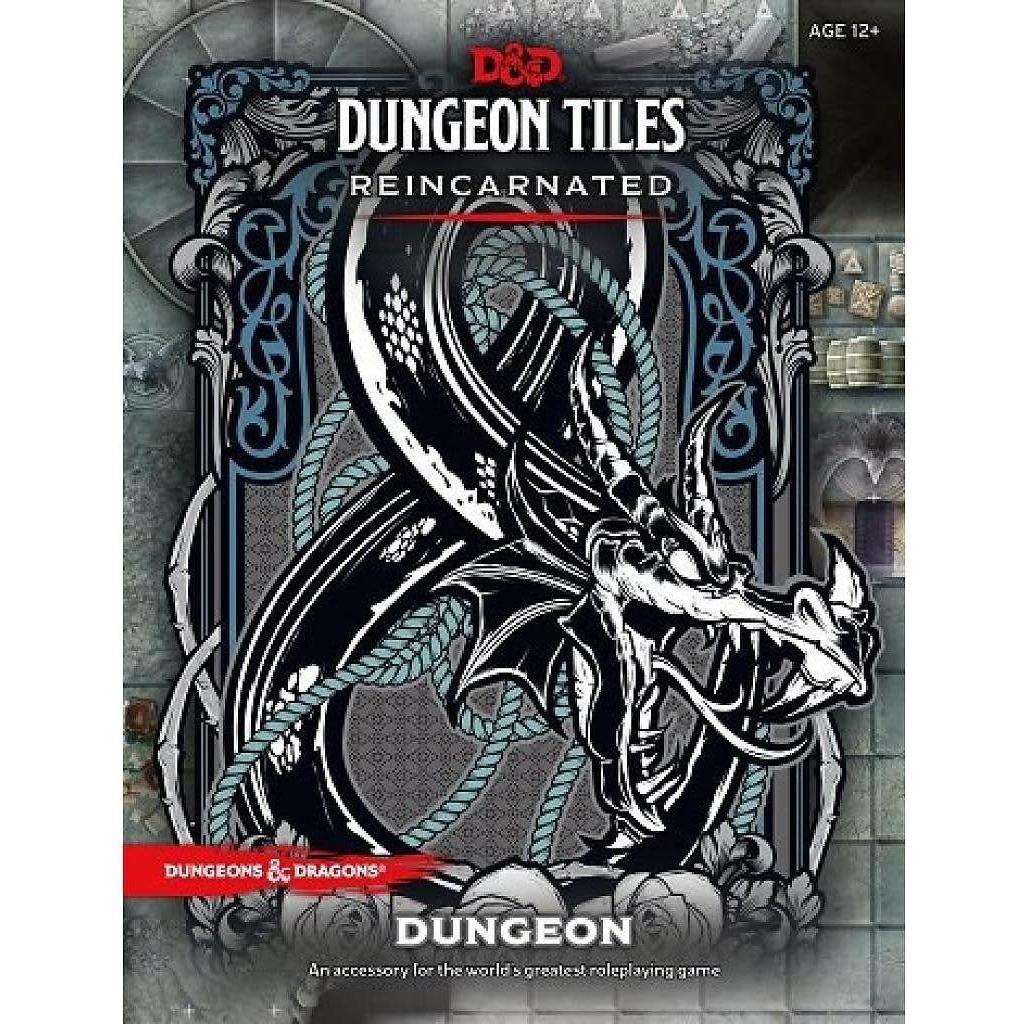 Dungeons & Dragons D&D Dungeon Tiles Reincarnated - Fantasy RPG Game Accessories for Tabletop Adventures & Campaigns
