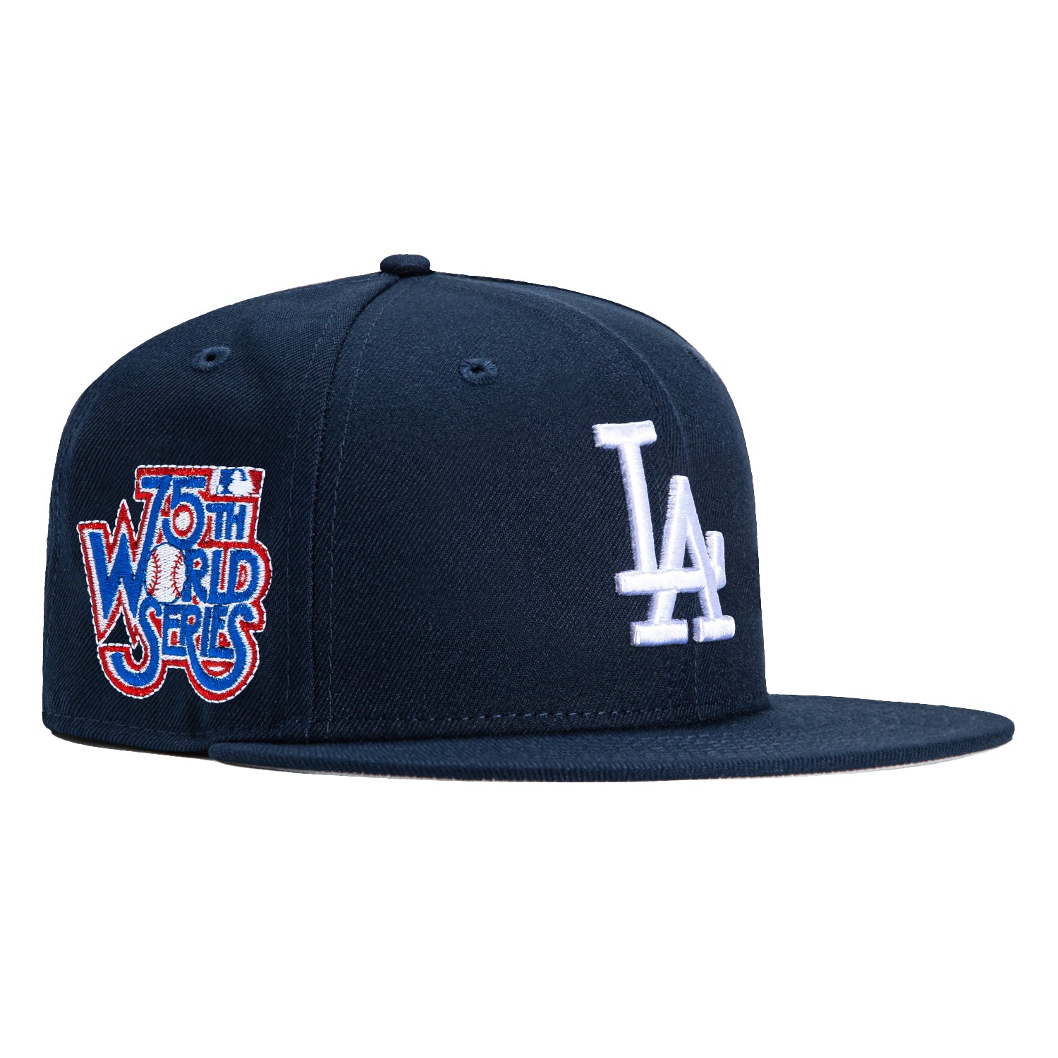 New Era 59Fifty Los Angeles Dodgers 1978 World Series Patch Snapback Hat - Navy Blue Baseball Cap for Men, Women - Perfect for Games, Fan Gear & Streetwear Fashion