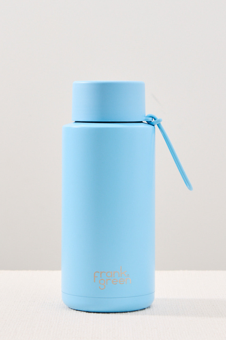 Eco-Friendly Ceramic Reusable Water Bottle - 1 Liter Sky Blue - Perfect for Home, Office & Outdoor Activities