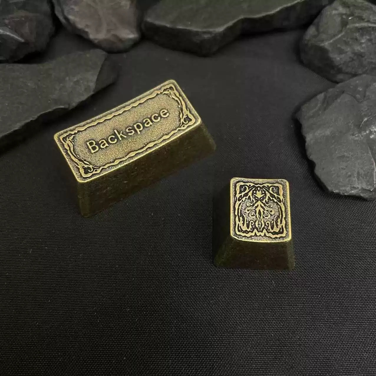 Dark Cthulhu Style Metal Personalized Keycaps - Custom Mechanical Keyboard Artisan Keycaps for Gaming & Typing (Perfect for Mechanical Keyboards, Gift for Gamers & Typists)