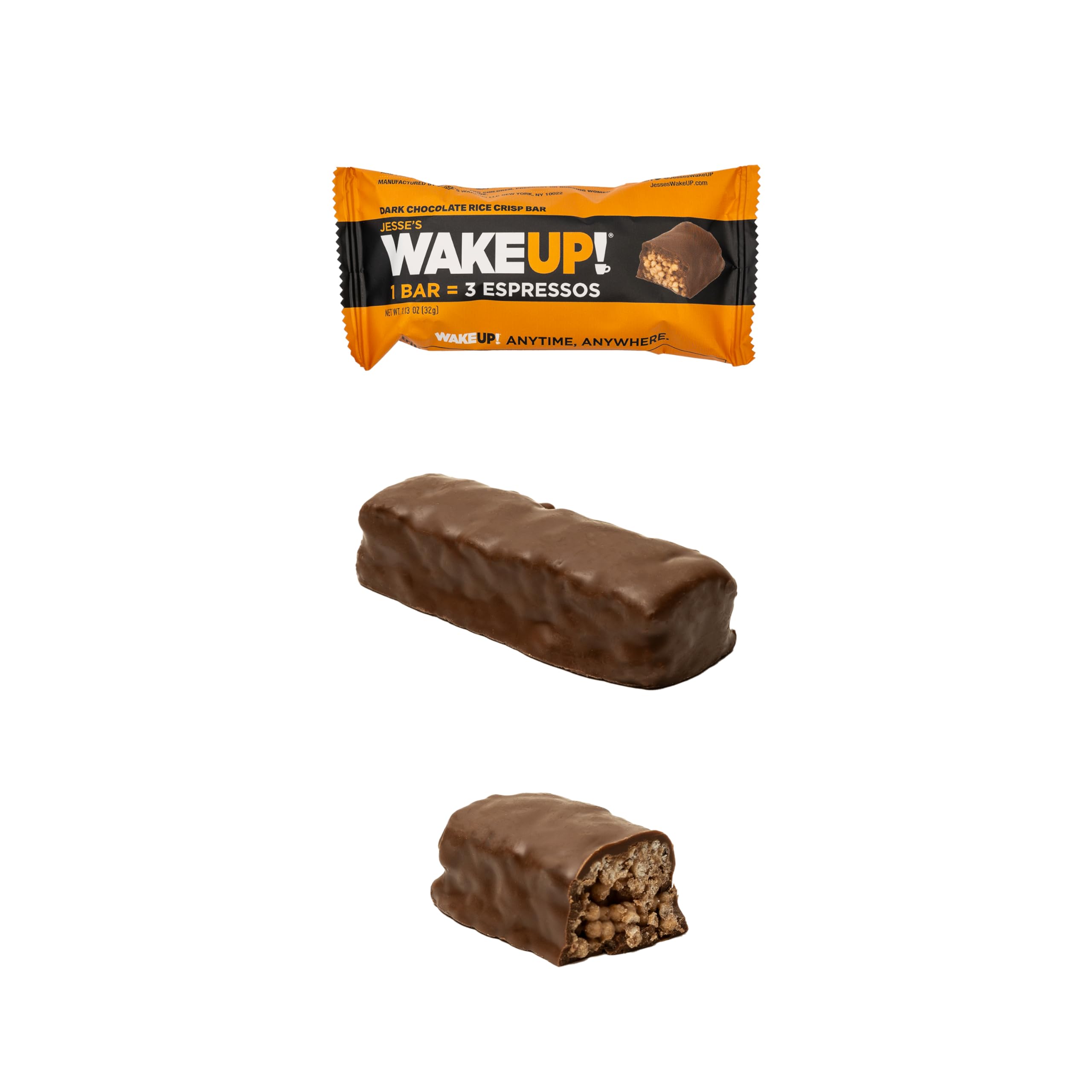 Caffeinated Chocolate Protein Bar - Vegan, Gluten Free, 350mg Caffeine - Energy Boost for Workouts & Focus - 6 Pack