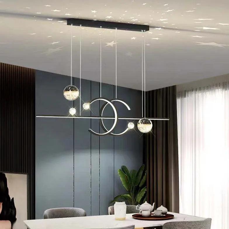 Modern Decorative Star Pendant Light for Dining Room - Elegant Ceiling Lighting Fixture for Kitchen, Living Room, and Bedroom