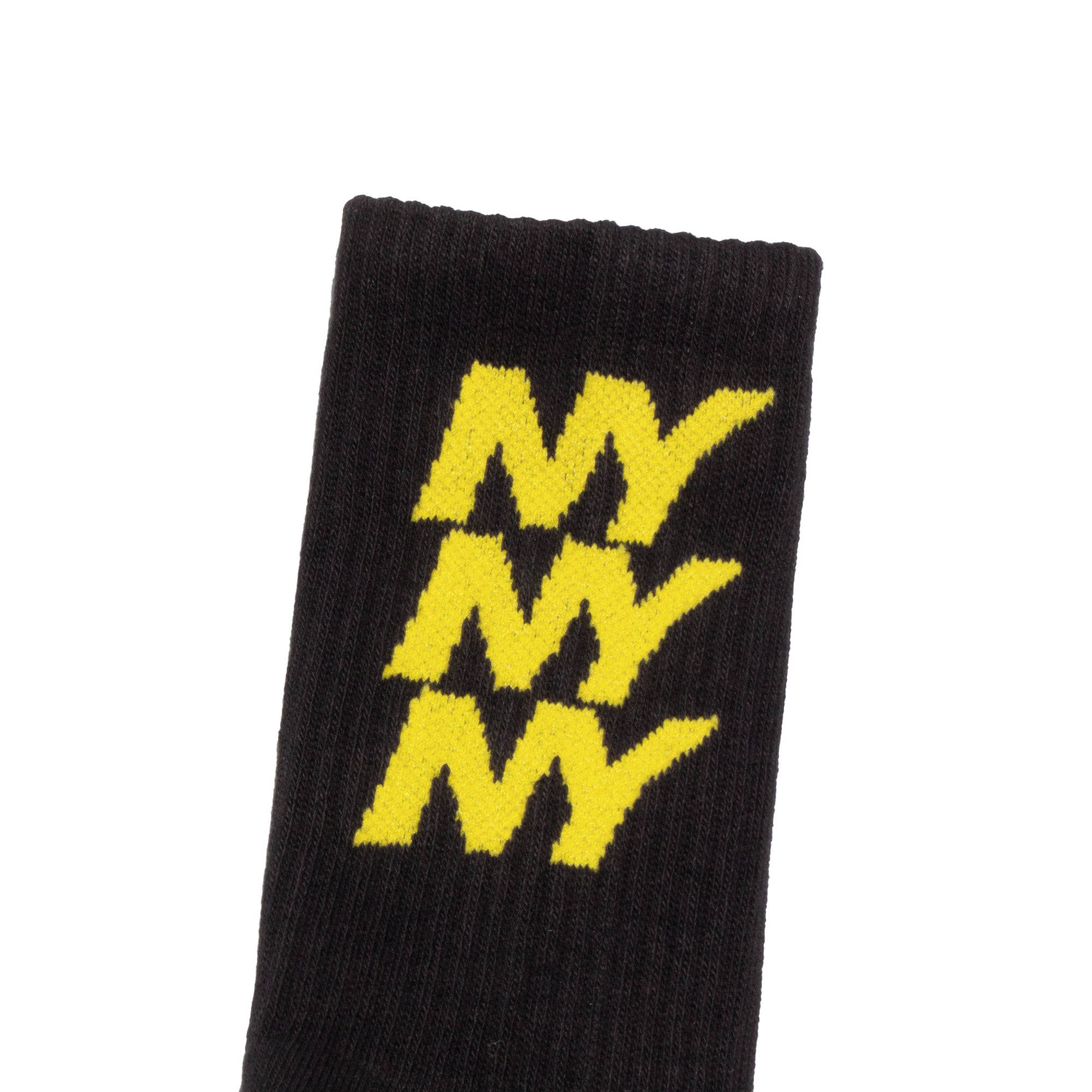 Only NY NY Repeat Crew Socks - Black | Comfortable & Durable Cotton Socks for Men & Women | Perfect for Casual Wear, Sports & Everyday Use