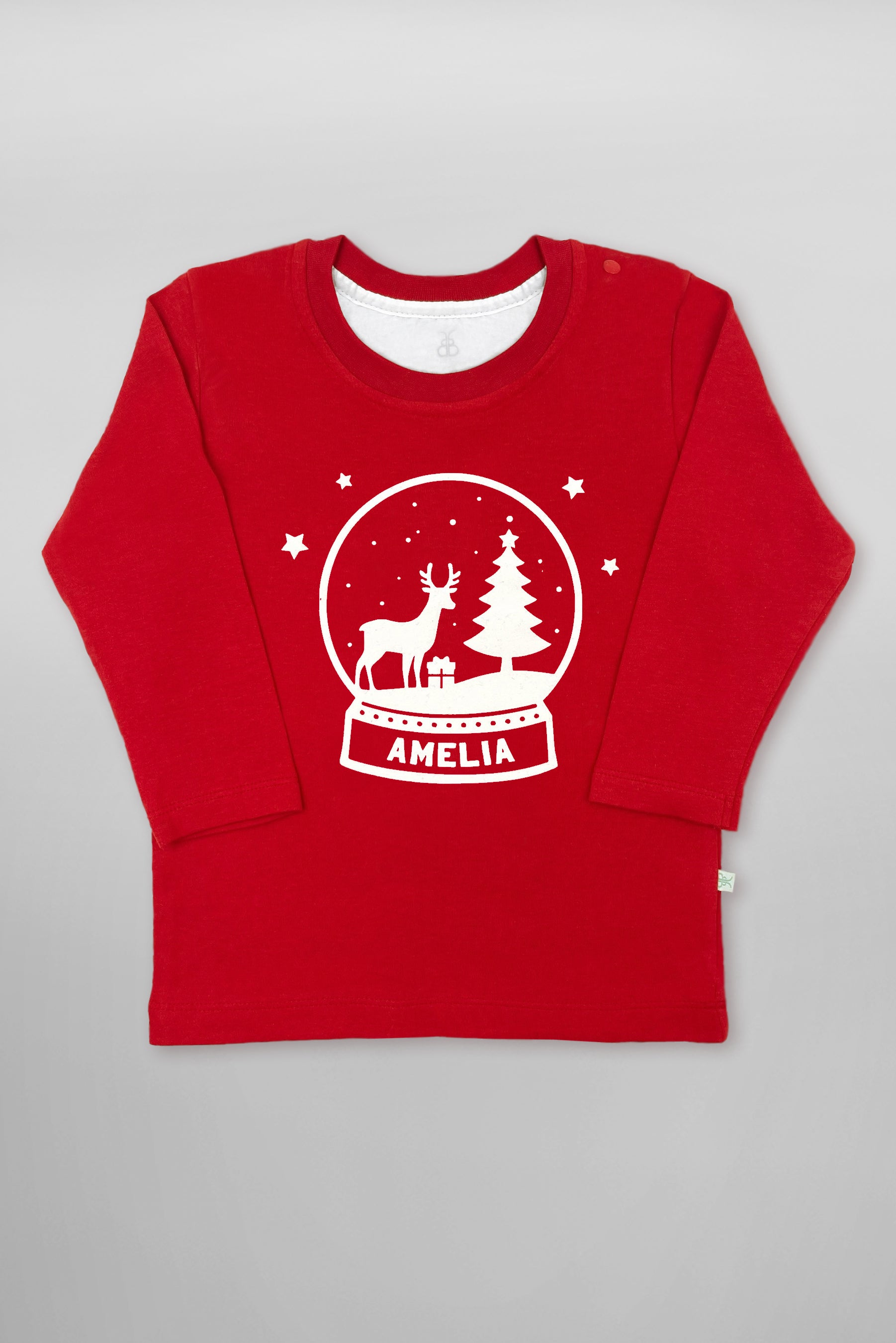 Custom Christmas Snow Globe T-Shirt - Personalized Holiday Gift for Family & Friends - Perfect for Christmas Parties & Festive Gatherings
