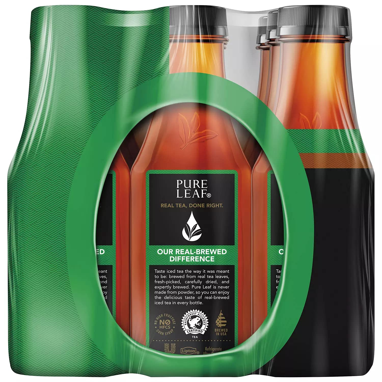 Pure Leaf Unsweetened Iced Tea - Real Brewed, Never From Powder - 3 Boxes (16.9oz, 18 Bottles Each) - Total 54 Bottles | Perfect for Office, Picnics & Healthy Hydration | Gourmet Kitchn