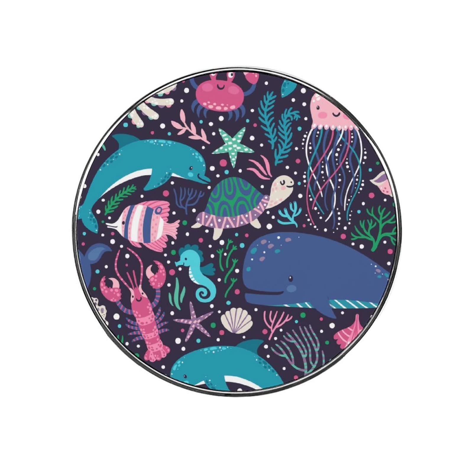 Marine Life Fridge Magnets - Ocean Animal Refrigerator Magnets for Kitchen, Whiteboard & Office Decor - Perfect for Home, School & Workplace Organization