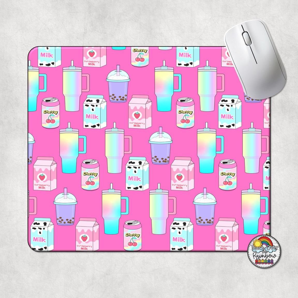 Premium Non-Slip Mouse Pad for Drinks - Spill-Proof Desk Mat for Coffee, Tea & Beverages - Perfect for Office, Gaming & Home Workspaces