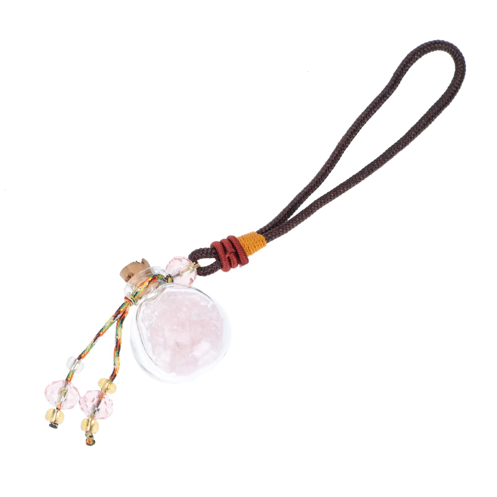 1pc Essential Oil Perfume Bottle Pendant - Car Hanging Diffuser & Rearview Mirror Decor - Portable Aromatherapy for Home, Office & Travel