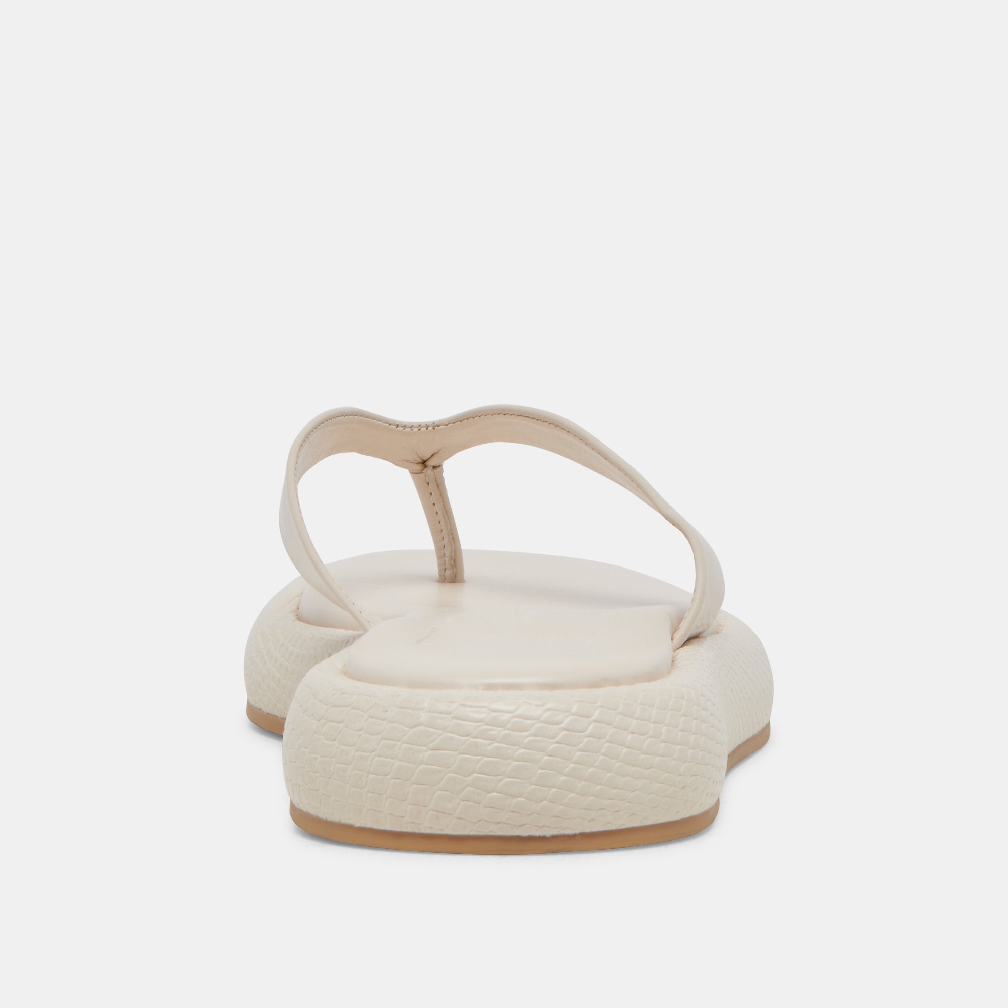 ADIN Women's Ivory Leather Sandals - Comfortable & Stylish Summer Casual Footwear for Beach, Travel & Everyday Wear