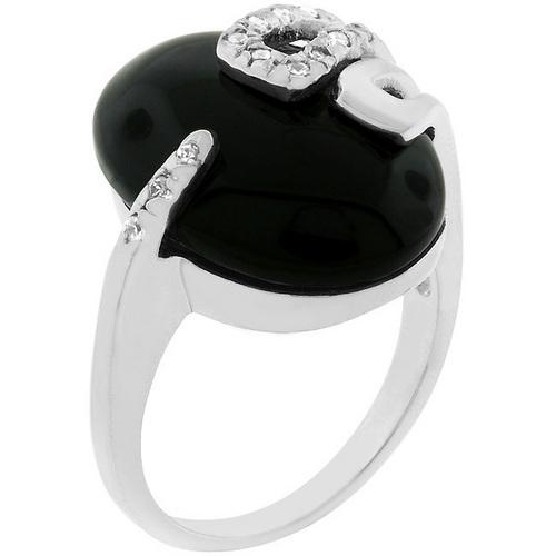 Black Onyx Egg Ring - Elegant Gemstone Jewelry for Women | Perfect for Gifts, Weddings & Everyday Wear
