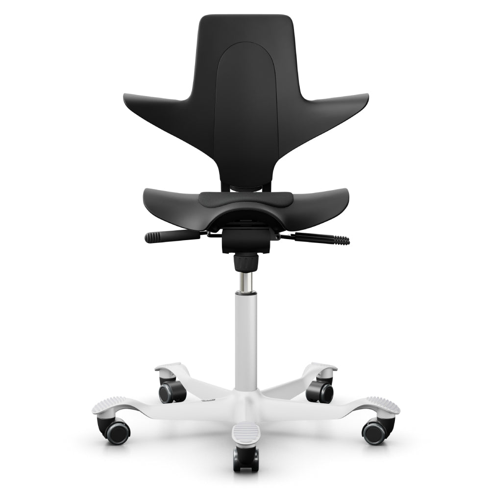 HÅG Capisco 8010 Ergonomic Saddle Chair - Adjustable Height & Tilt for Office & Home Workspace - Perfect for Standing Desks, Computer Work & Creative Studios