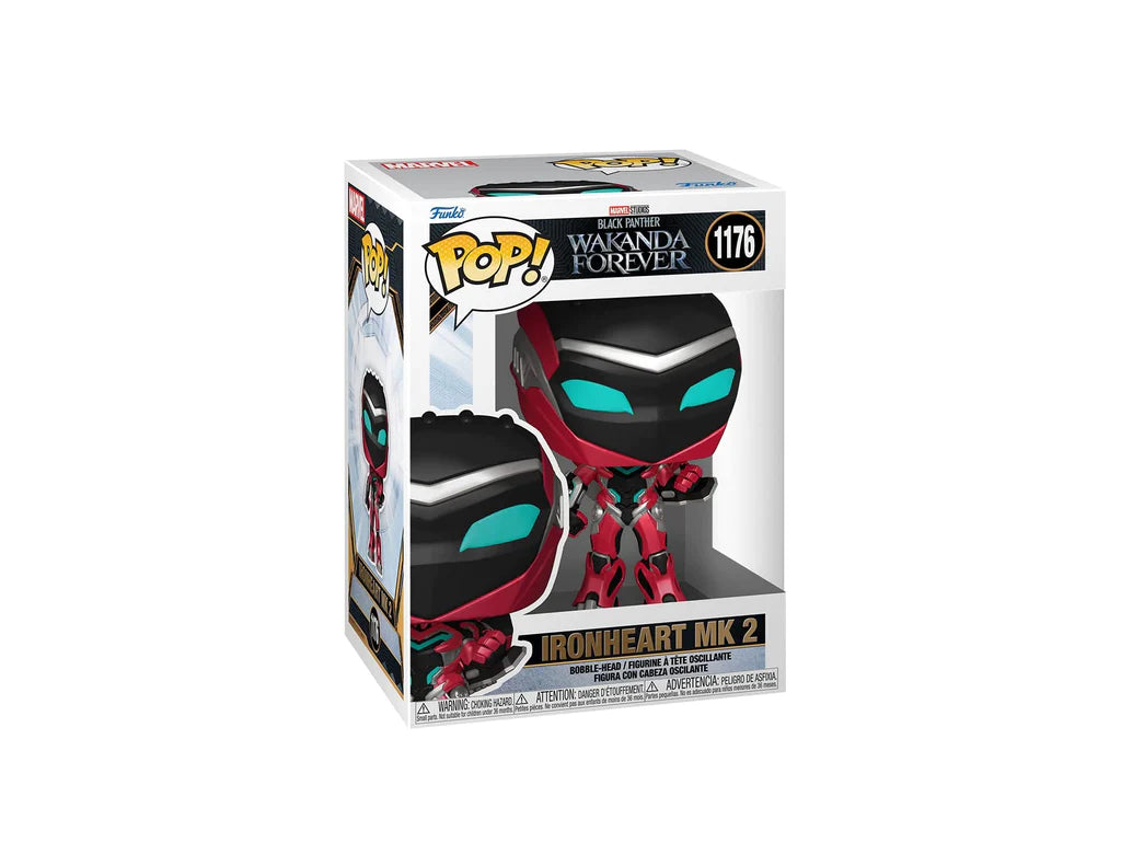 Ironheart MK 2 Funko Pop Vinyl Figure - Marvel Black Panther Wakanda Forever Collectible #1176 with Protector Case - Perfect for Marvel Fans, Gift for Collectors, and Home Display