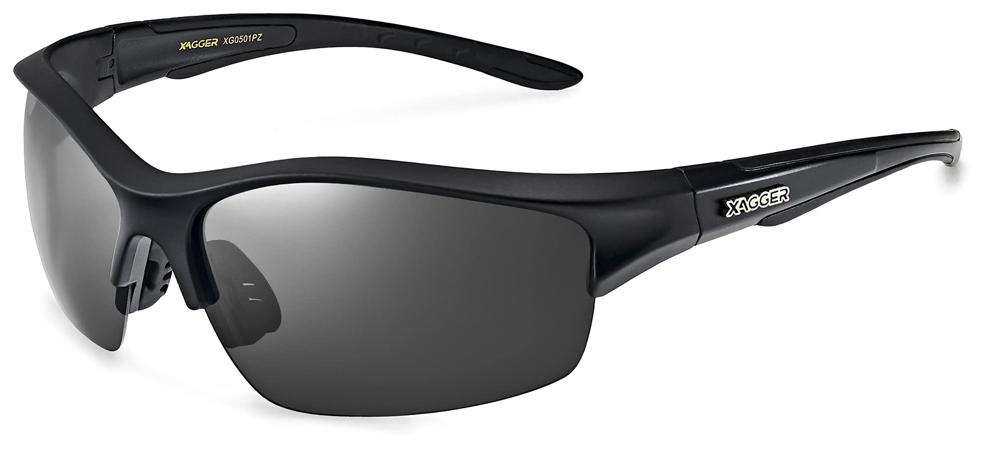 Xagger Polarized Sports Sunglasses for Men & Women - UV400 Protection, Wrap-Around Design for Running, Cycling, Fishing & Outdoor Activities