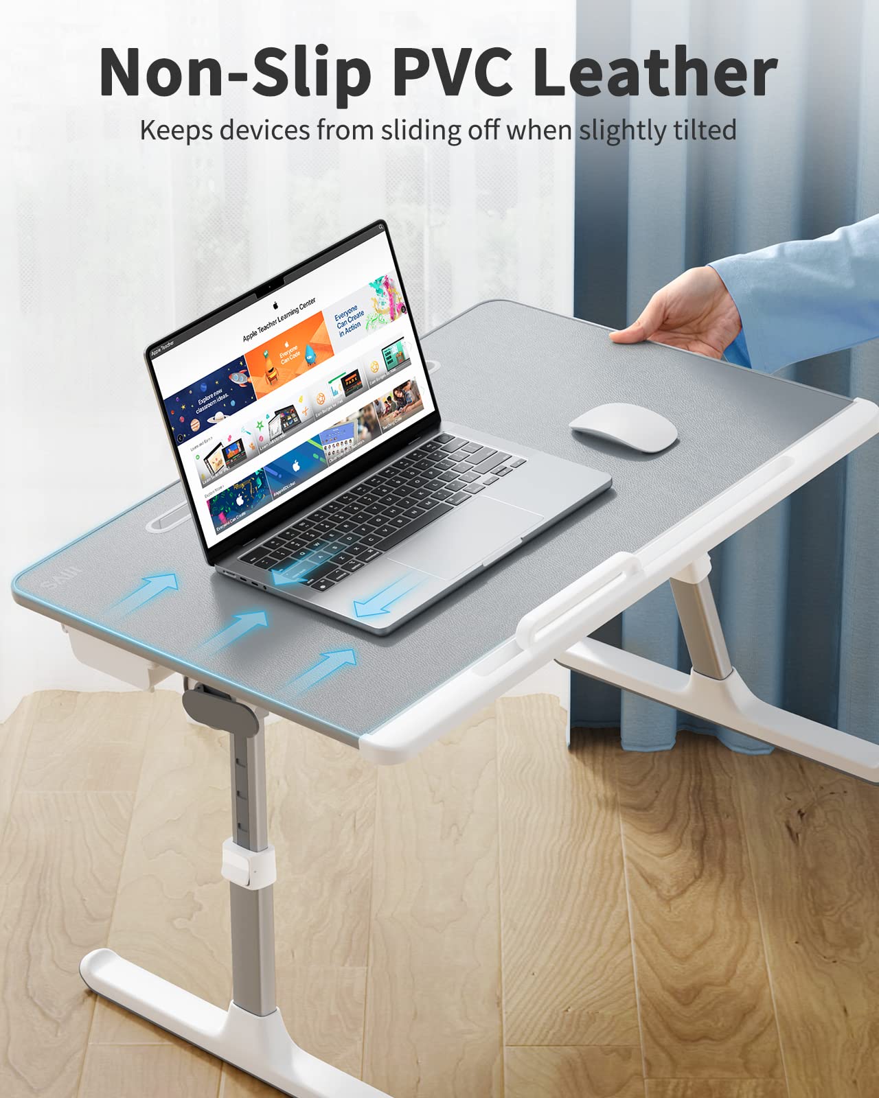 SAIJI XX-Large Adjustable Foldable Laptop Bed Tray - 17.7