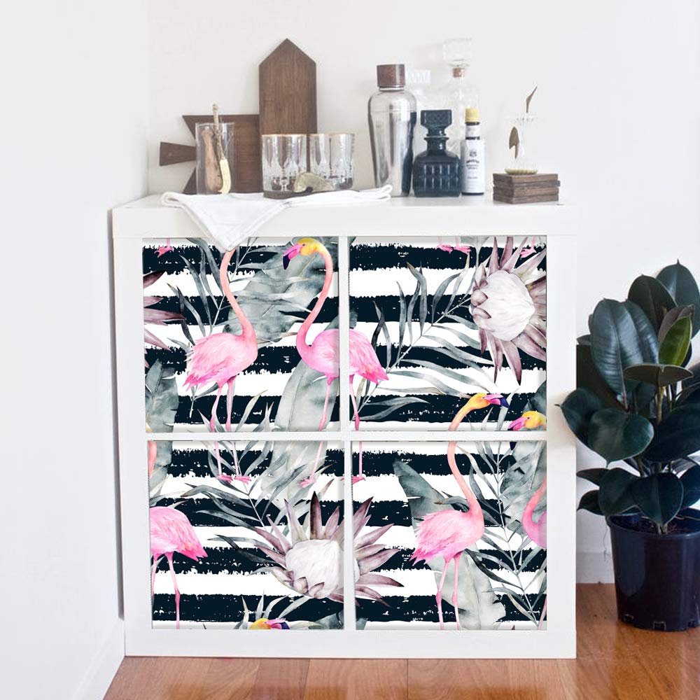 Self-Adhesive Dresser Sticker | Peel and Stick Furniture Skin | Removable Shelf Unit Decals | IKEA Expedit/Kallax Compatible | Easy DIY Home & Office Decor Upgrade