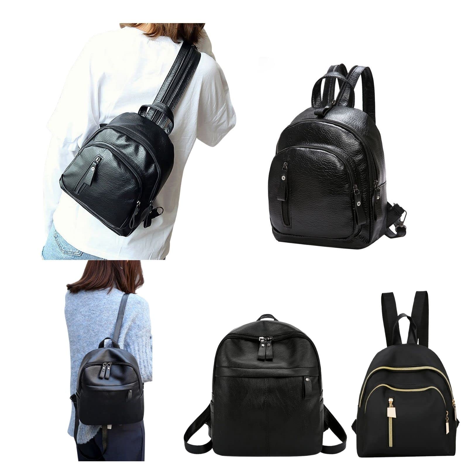 Stylish Mini Backpack for Women & Teens - PU Leather Small Backpack Purse, Cute School Bookbag for Girls, Travel Daypack for Boys - Perfect for School, Travel & Daily Use