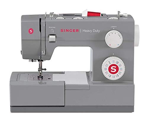SINGER Heavy Duty 4432 Sewing Machine - 110 Built-in Stitches, Automatic Needle Threader & Canvas Tote Bag | Perfect for Quilting, Apparel Making & Home Decor Projects