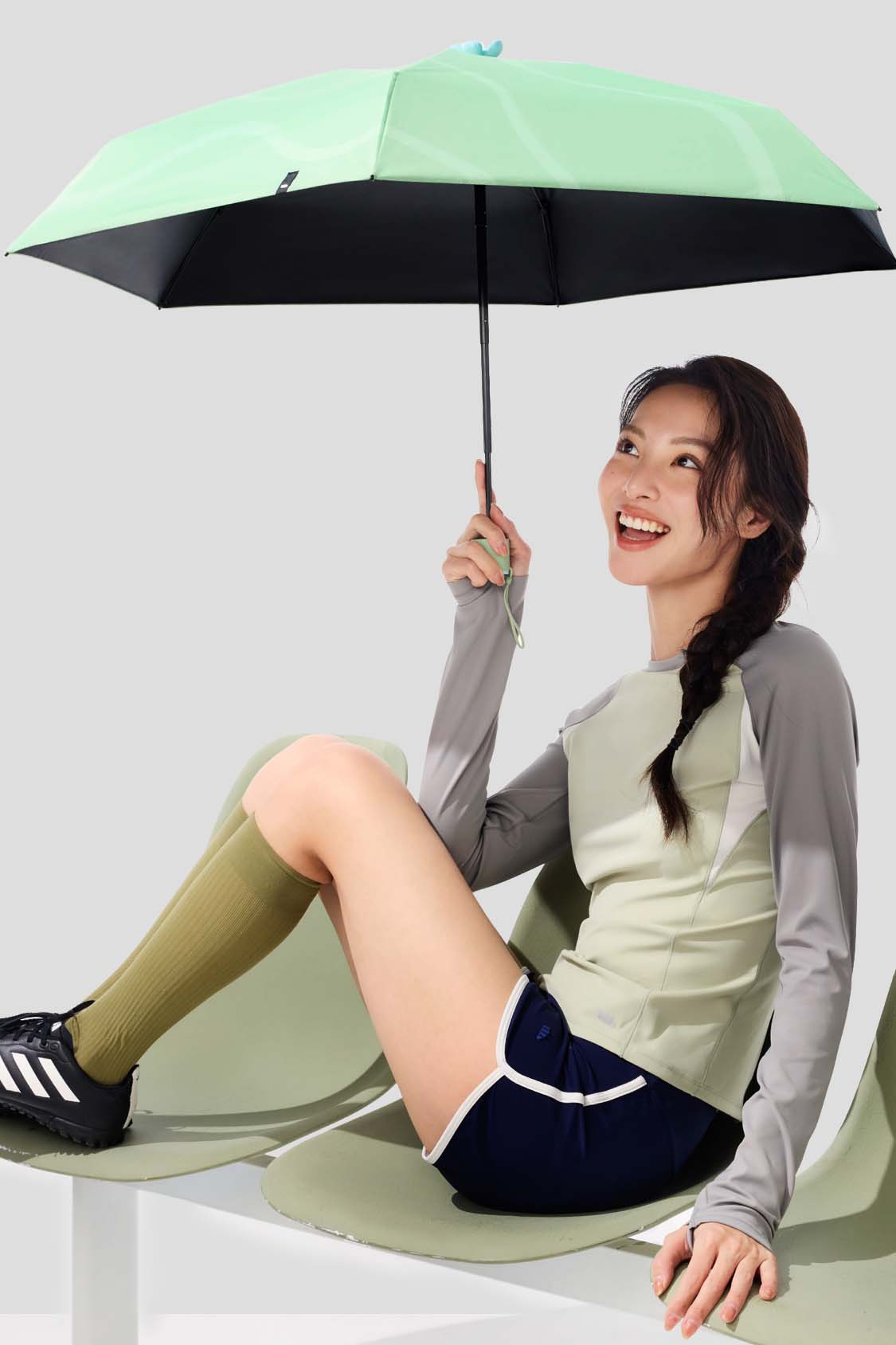 Canopy Women's 5-Fold Compact Sun Umbrella with UPF50+ UV Protection - Perfect for Beach, Travel & Outdoor Activities