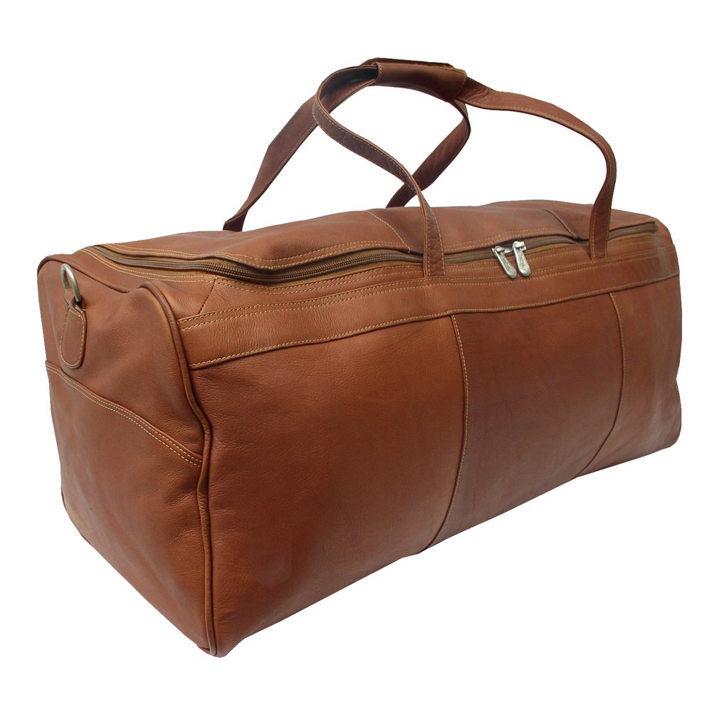 Traveler's Select Large Duffle Bag for Men & Women - Spacious Carry-On Duffel with Shoulder Strap - Perfect for Gym, Travel, Sports & Weekend Getaways (Saddle Brown, One Size)