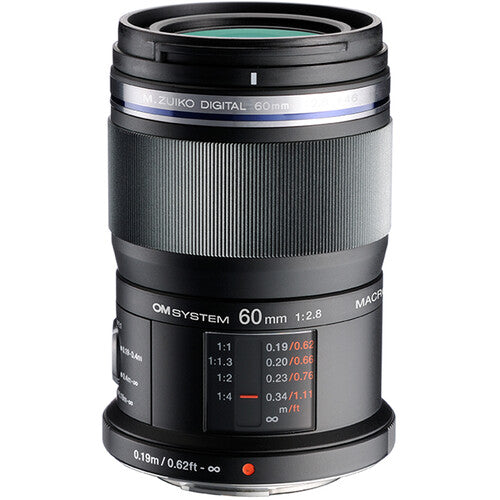 OM SYSTEM M.Zuiko Digital ED 60mm f/2.8 Macro Lens for Micro Four Thirds Cameras - Perfect for Close-Up Photography, Jewelry, Flowers & Insect Shooting
