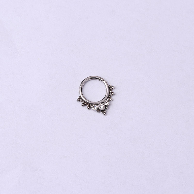 16G Surgical Steel Nose Hoop Ring - Silver Septum Piercing Jewelry for Women & Men | Perfect for Everyday Wear, Parties & Alternative Fashion