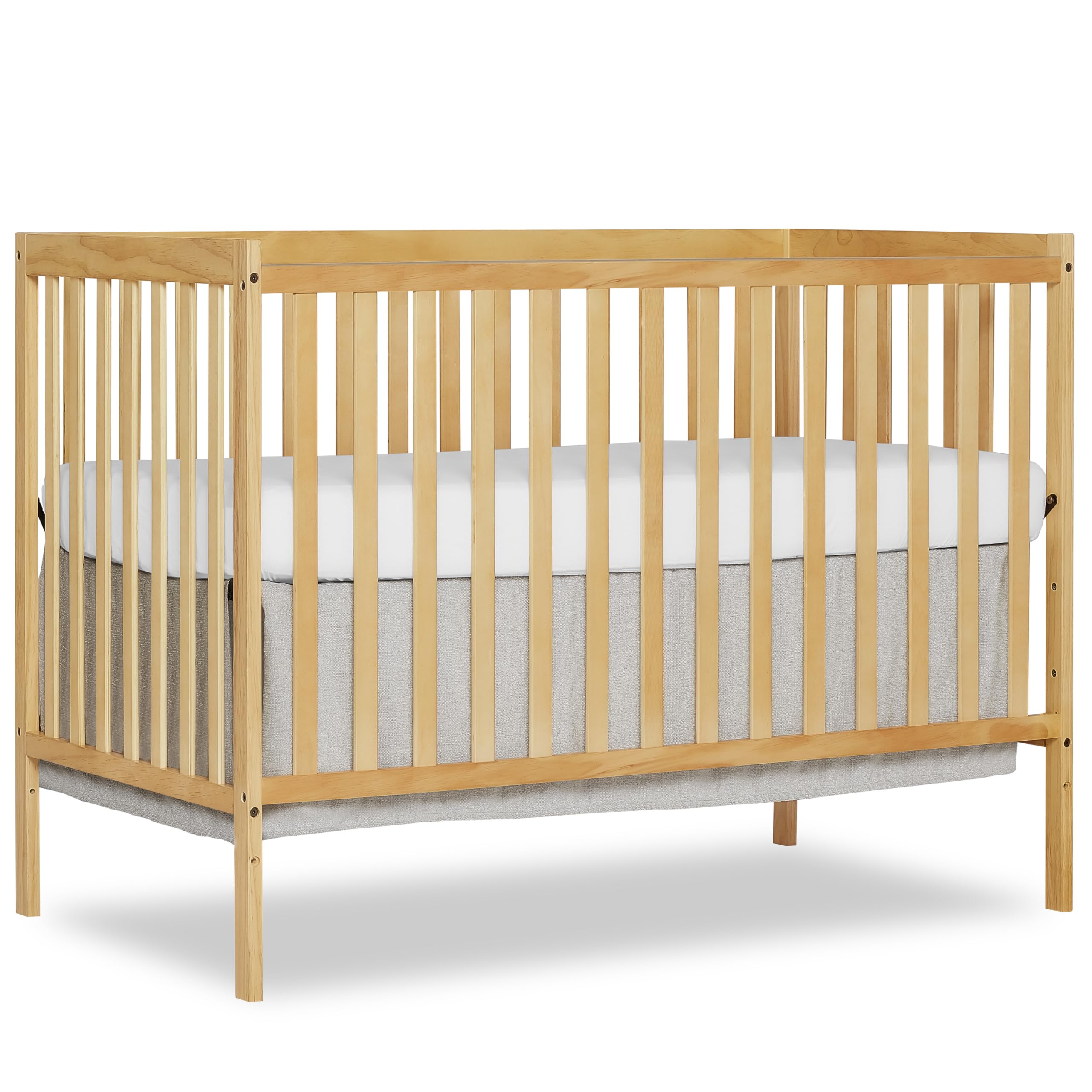 Dream On Me Synergy 5-in-1 Convertible Crib - Toddler to Full Size Bed | Safe & Stylish Nursery Furniture for Baby & Kids Room