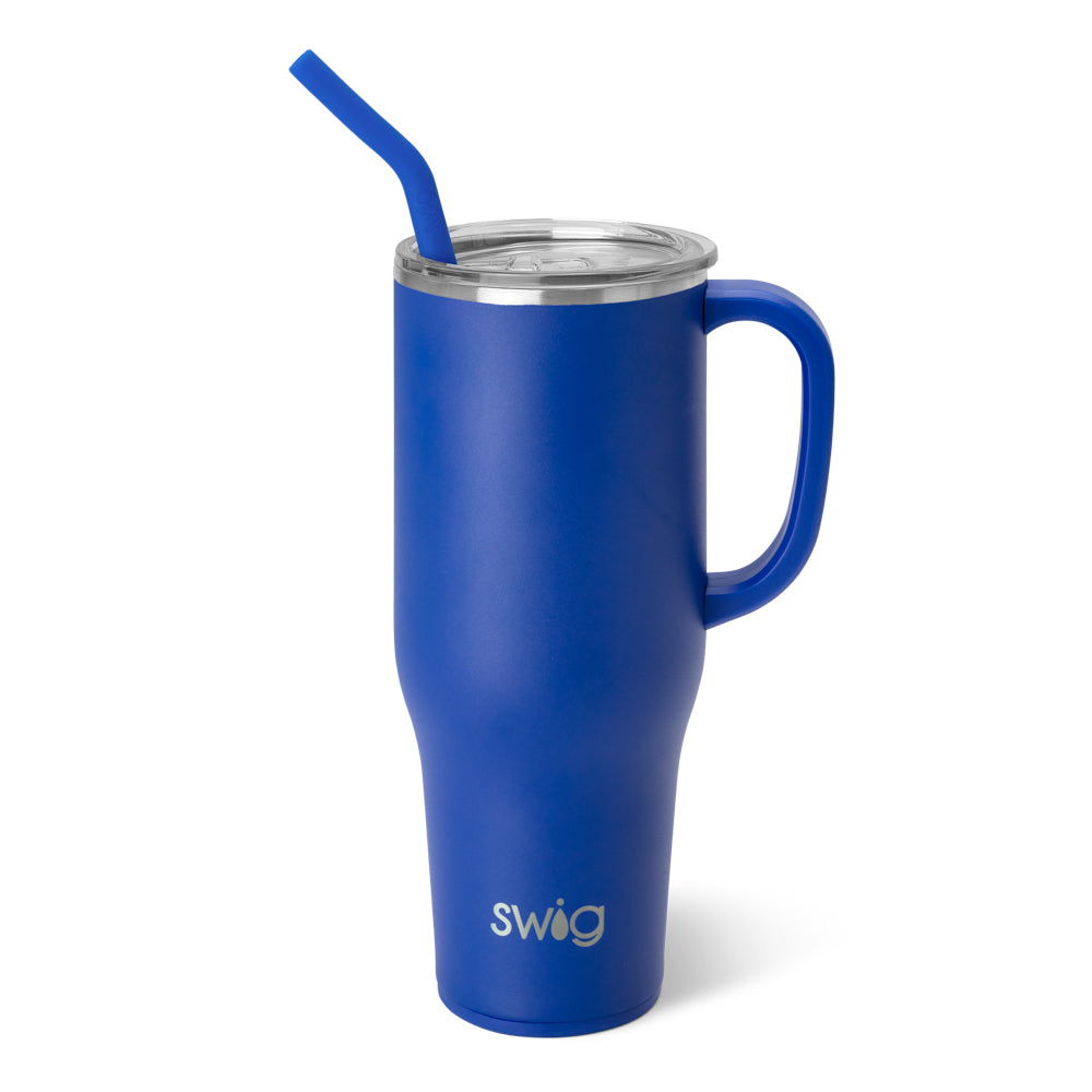 Royal Mega Mug 40oz - Large Insulated Stainless Steel Tumbler with Lid & Straw - Perfect for Coffee, Tea, Iced Drinks - Great for Office, Travel, Camping & Outdoor Activities