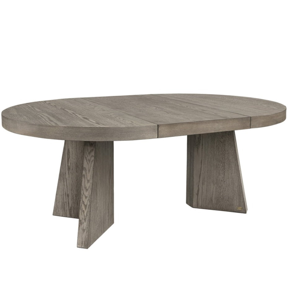 Trent Extension Dining Table - Antique Grey Finish | Expandable Farmhouse Style Table for Small Spaces & Family Gatherings | Perfect for Dining Rooms, Kitchens & Open Floor Plans