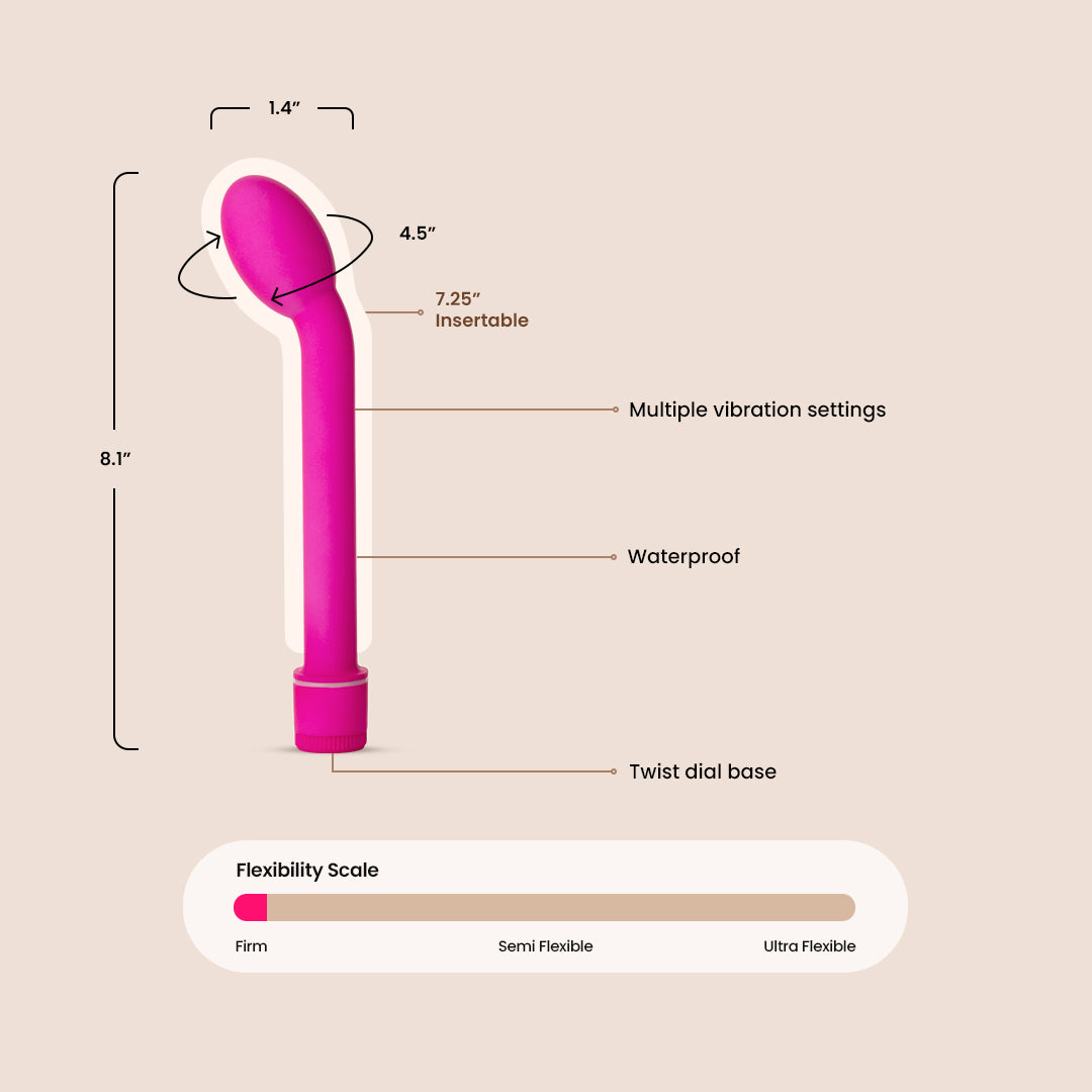 Mood Frisky Multi-Speed G-Spot Vibrator for Women - Powerful Clitoral & Internal Stimulation - Perfect for Solo Play & Couples Intimacy