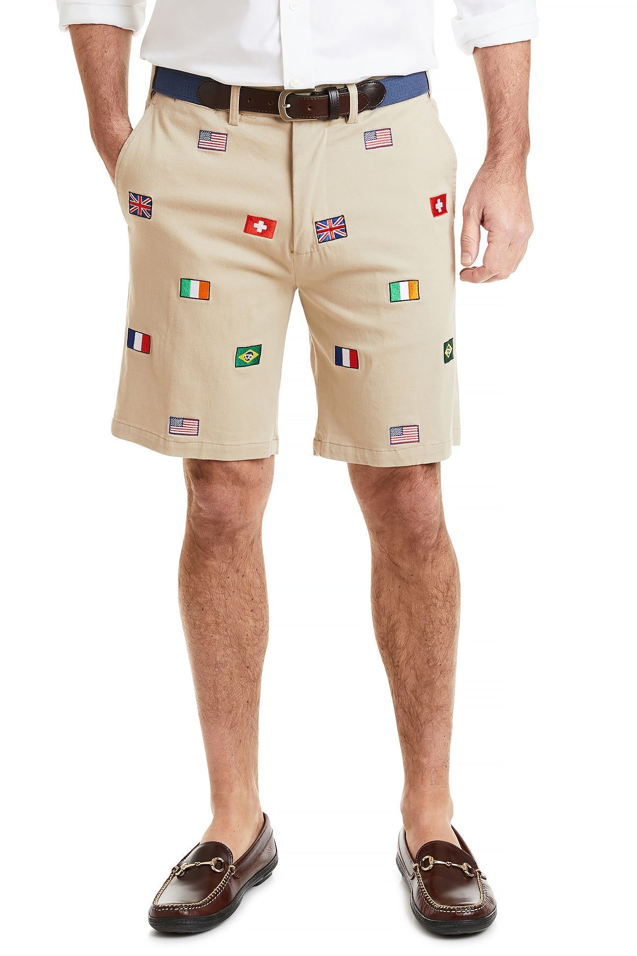 Cisco Men's Short Stretch Twill Khaki Pants - Comfortable Casual Wear for Work & Travel | Perfect for Office, Outdoor Activities & World Cup Events