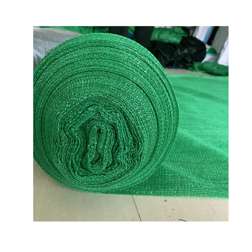 Premium Green Shade Net - 6x10m (19.69x32.81ft) UV Resistant Garden Mesh with Brass Grommets for Plant Cover, Greenhouse, Chicken Coop - Windproof & Tear-Resistant Privacy Screen Fabric - Perfect for Outdoor Shade, Fence Protection, and Agricultural Use