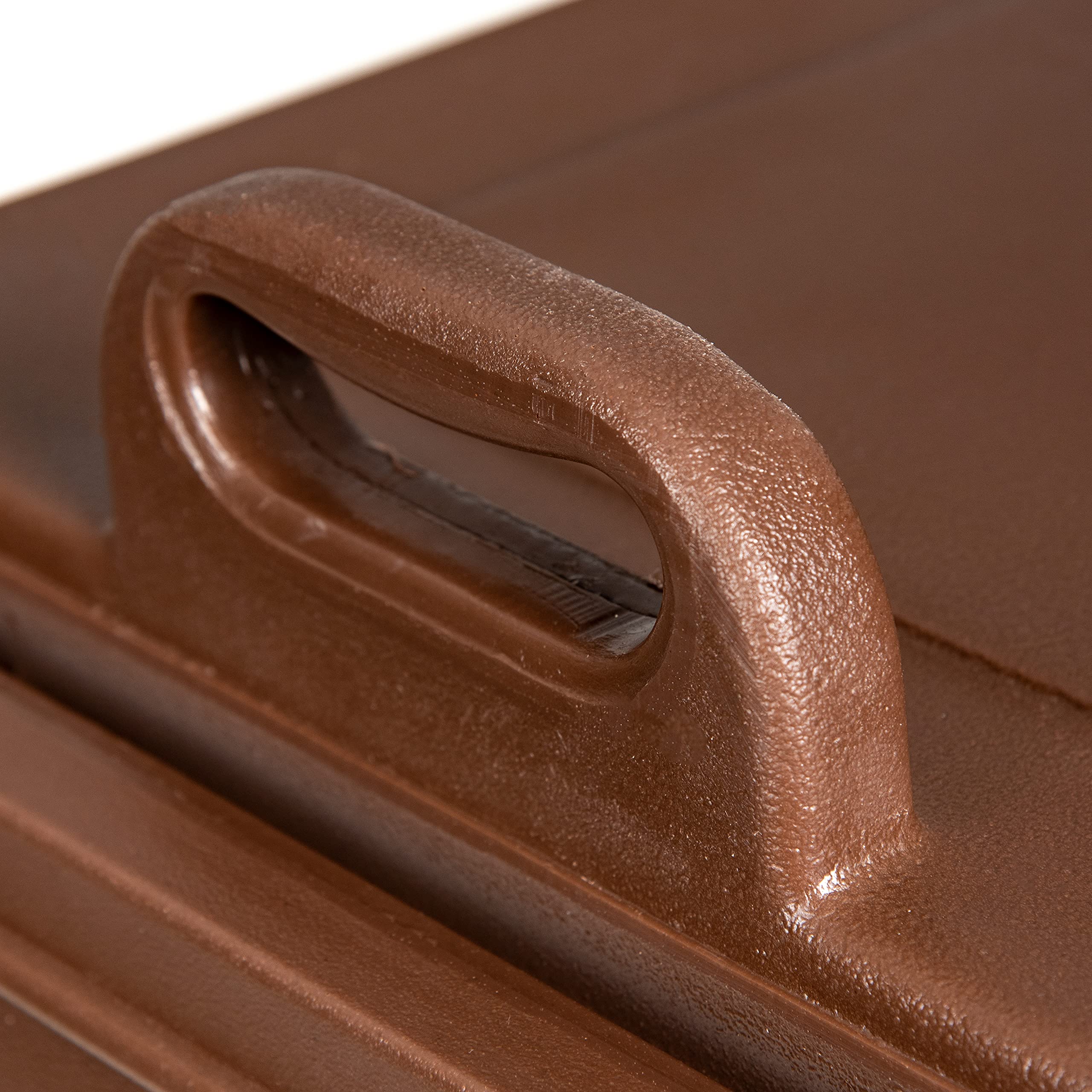 Carlisle FoodService 5-Pan Insulated Front Loading Food Carrier with Handles - Brown Plastic Catering Solution for Restaurants, Events & Buffets | Perfect for Hot/Cold Food Transport & Serving