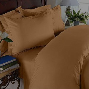 Luxury 1500 Thread Count Egyptian Cotton Wrinkle-Free King/Cal-King Duvet Cover Set - Bronze 3pc Bedding for Elegant Bedroom Decor | Perfect for Master Bedroom, Guest Room & Hotel Style Comfort