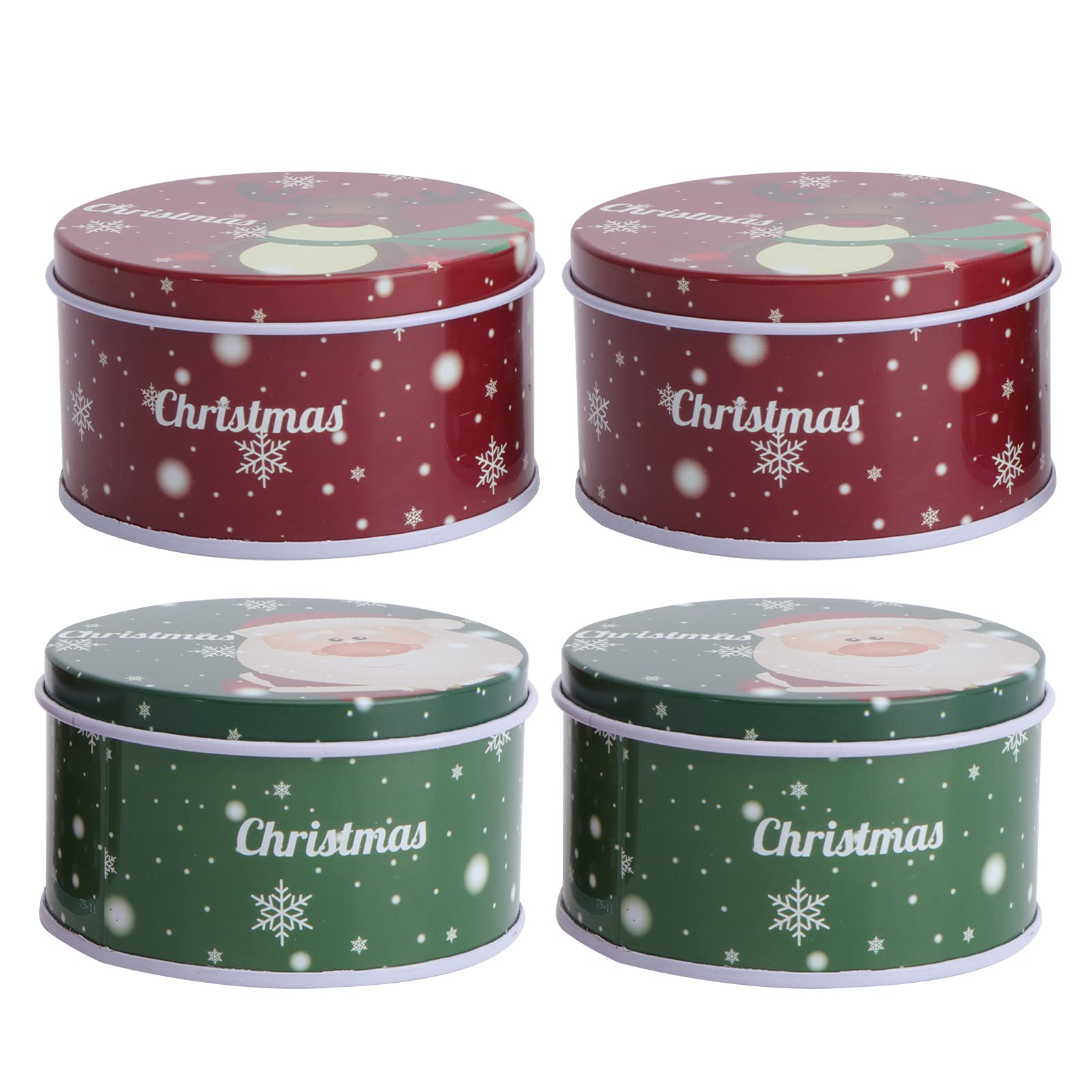 POPETPOP 8-Piece Christmas Themed Storage Boxes - Cartoon Candy Containers & Party Favors for Kids | Holiday Gift Boxes, Christmas Decorations & Party Supplies