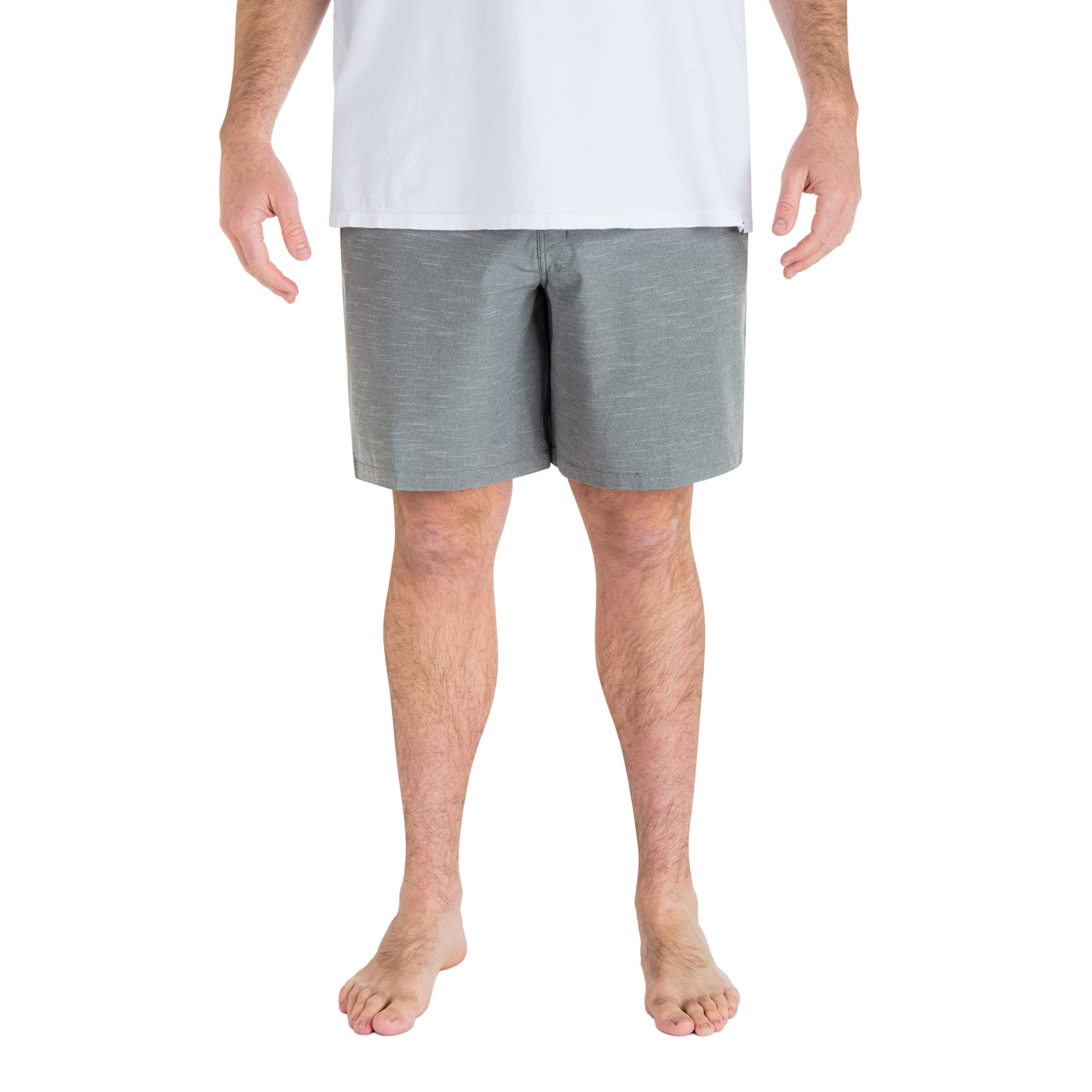 Big & Tall Sandbar Stretchband Shorts for Men - Comfortable Elastic Waist Swim Trunks - Perfect for Beach, Pool, and Summer Outdoor Activities